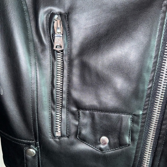 Alex Les Filles faux leather moto jacket - Picture 5 of 9